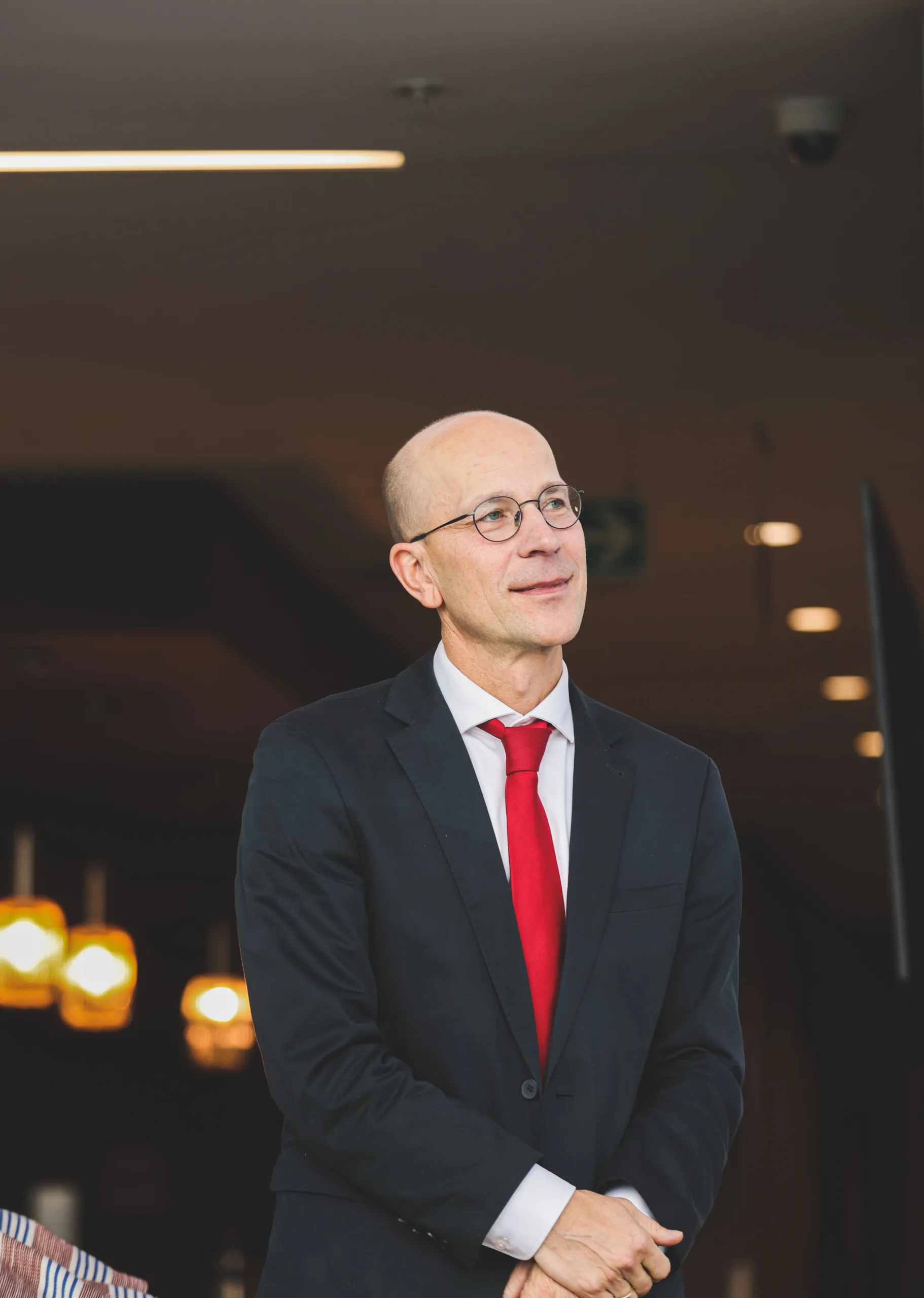 Corporate Event Photography Pretoria 15 A European Union delegate captured before he gives a speech at an international corporate event in Johannesburg.